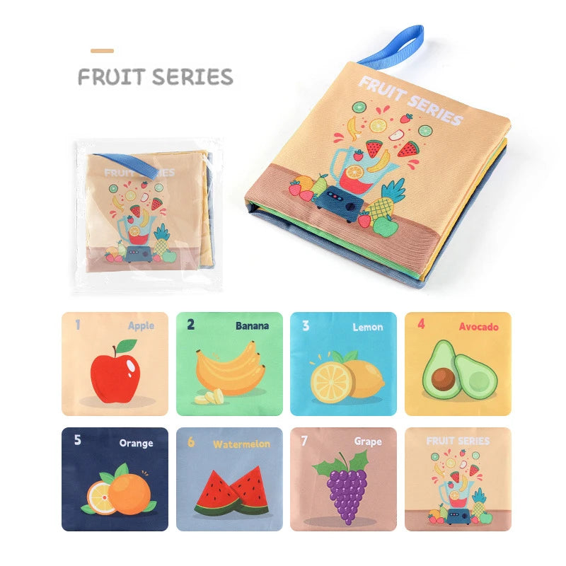 Baby Sensory Book – Soft Montessori Cloth Learning Toy