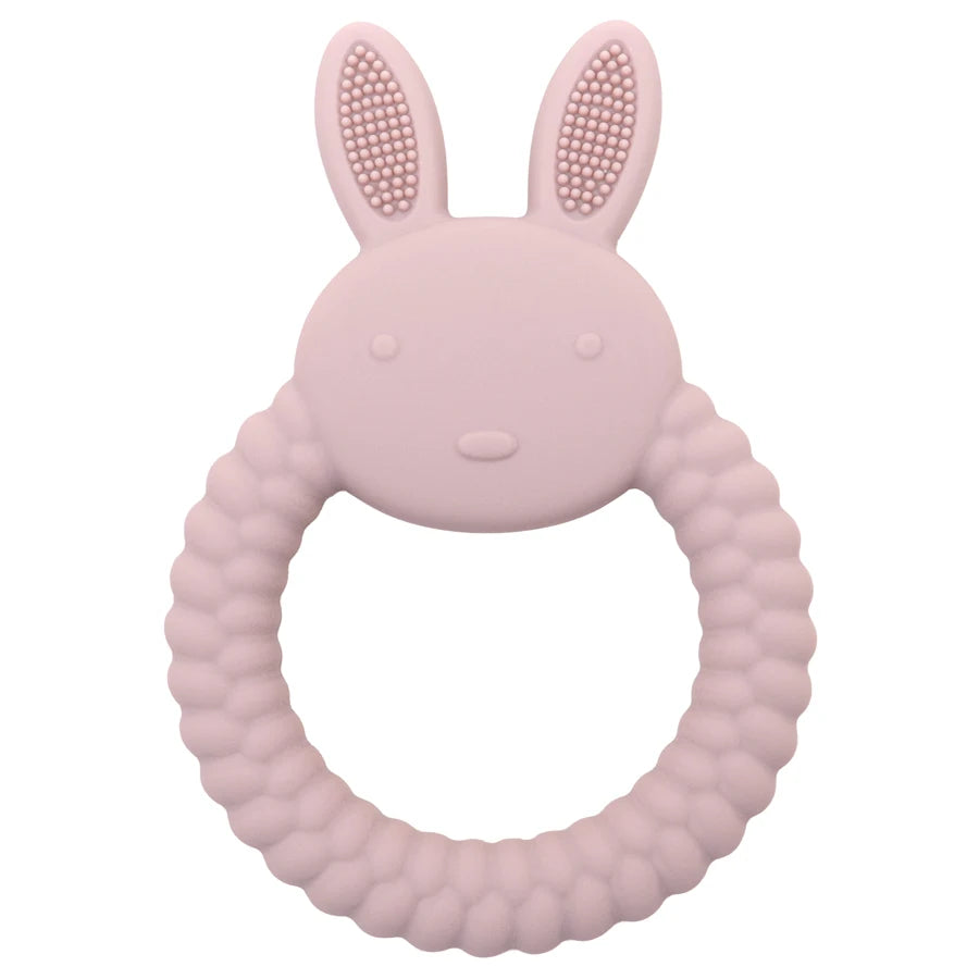 Baby Silicone Teether – BPA-Free Rabbit-Shaped Chew Toy