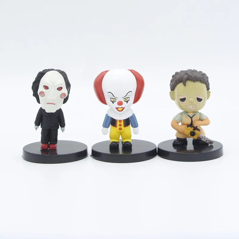 Horror Mini Figure Set – 5.5cm PVC Halloween Collectibles
