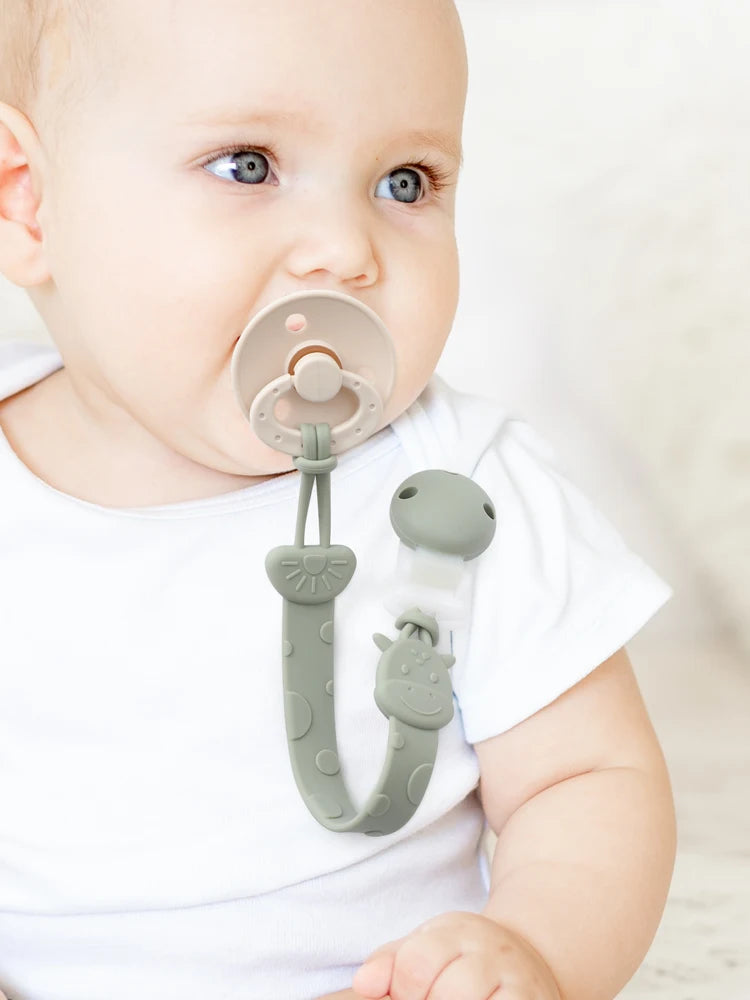 Silicone Pacifier Clip – BPA-Free Baby Pacifier Holder