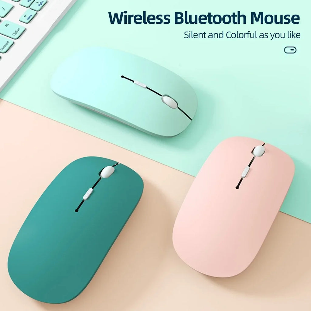 Bluetooth Wireless Mouse – Silent Portable Mouse for Laptop & Tablet