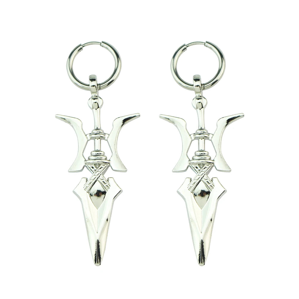 Anime Cosplay Necklace Halberd Pendant
