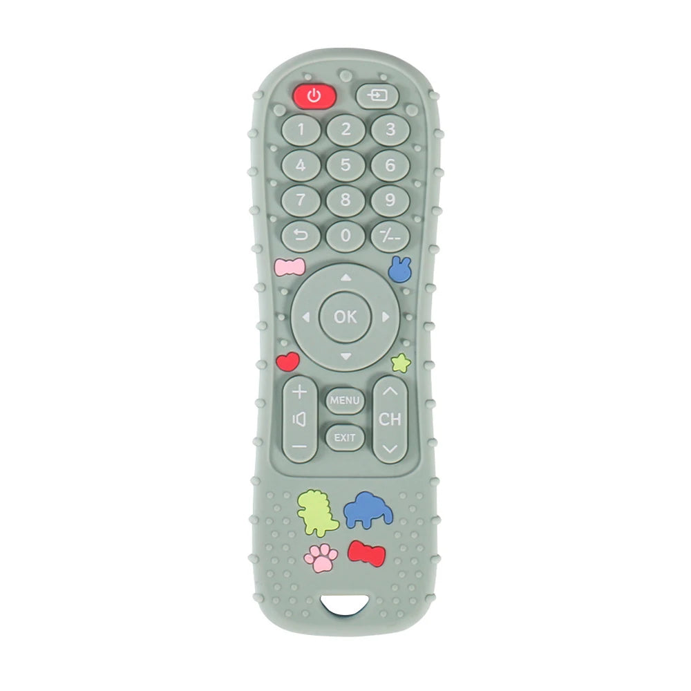 Silicone Baby Teether – TV Remote Shape Sensory Chew Toy