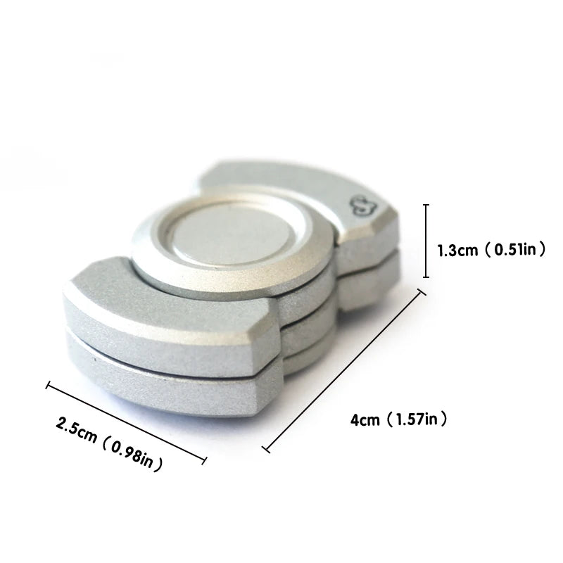 Magnetic Fidget Spinner – 3-in-1 EDC Slider Toy for Adults