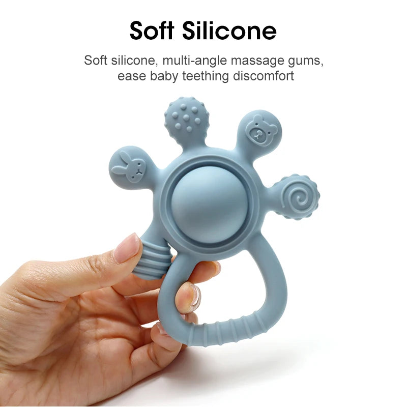 Silicone Baby Teether Bunny