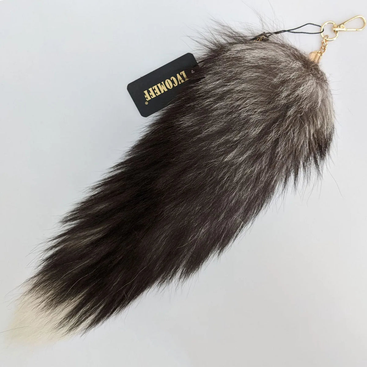 Fox Tail Keychain for Women Furry Y2K Car Accessory