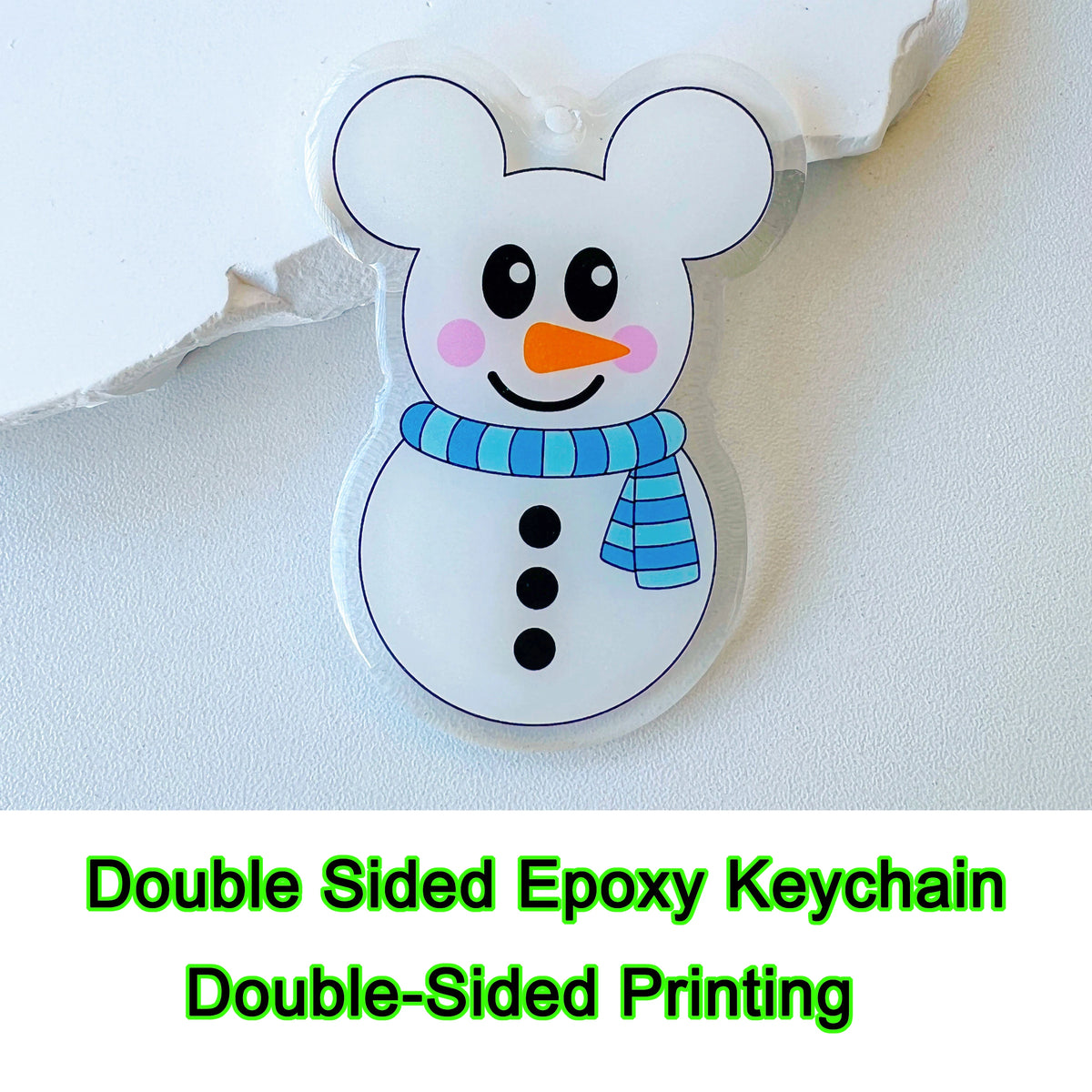 Custom Pet Acrylic Keychain – Personalized Photo & Name Charm