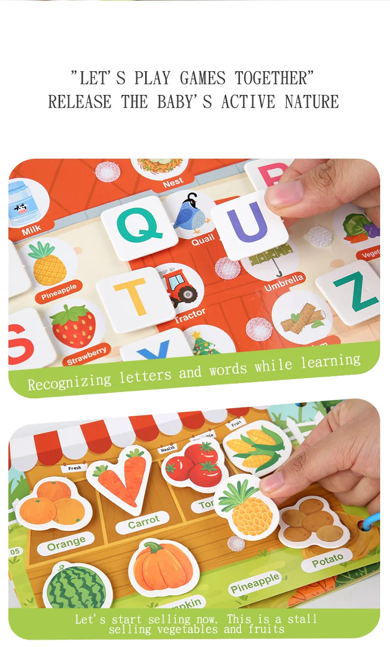 Montessori Scene Stickers – Reusable DIY Learning Activity Book
