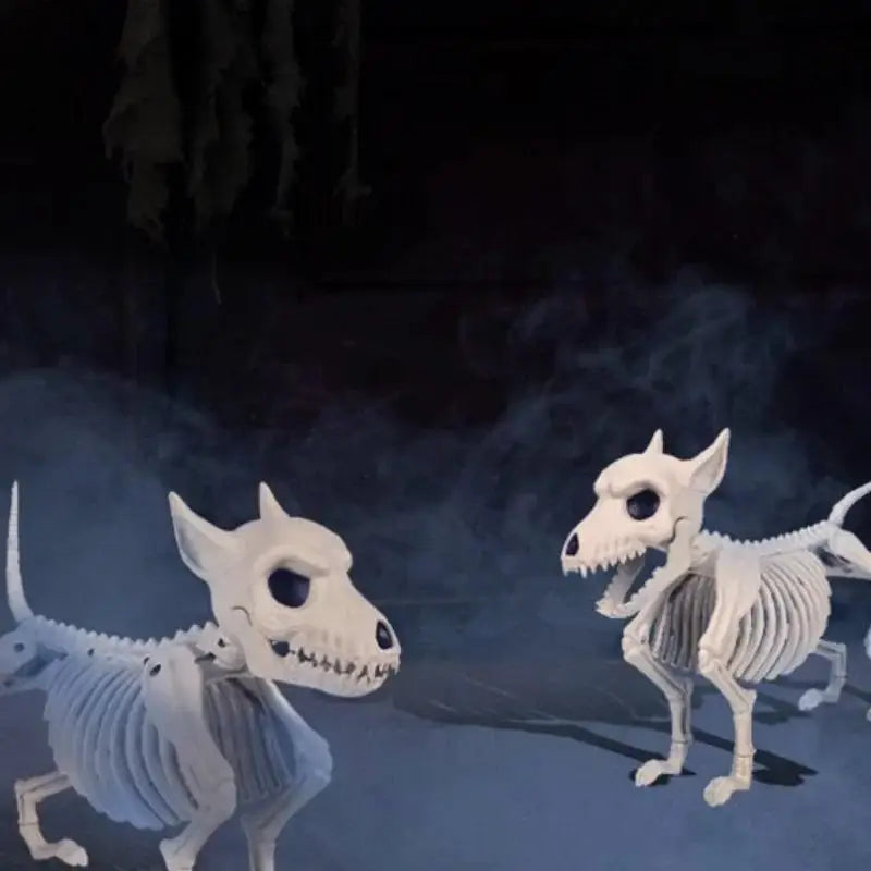 Halloween Wolf Skeleton Decoration for Indoor Outdoor Garden Decor