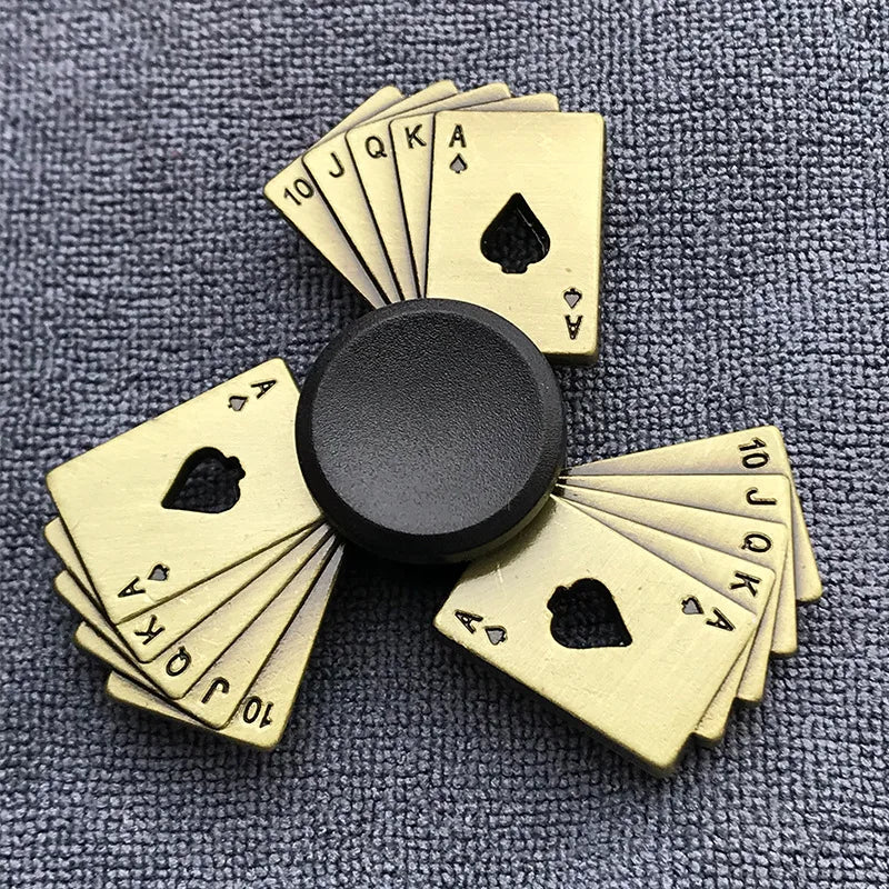 Metal Fidget Spinner – Bronze Alloy R188 Bearing Hand Spinner