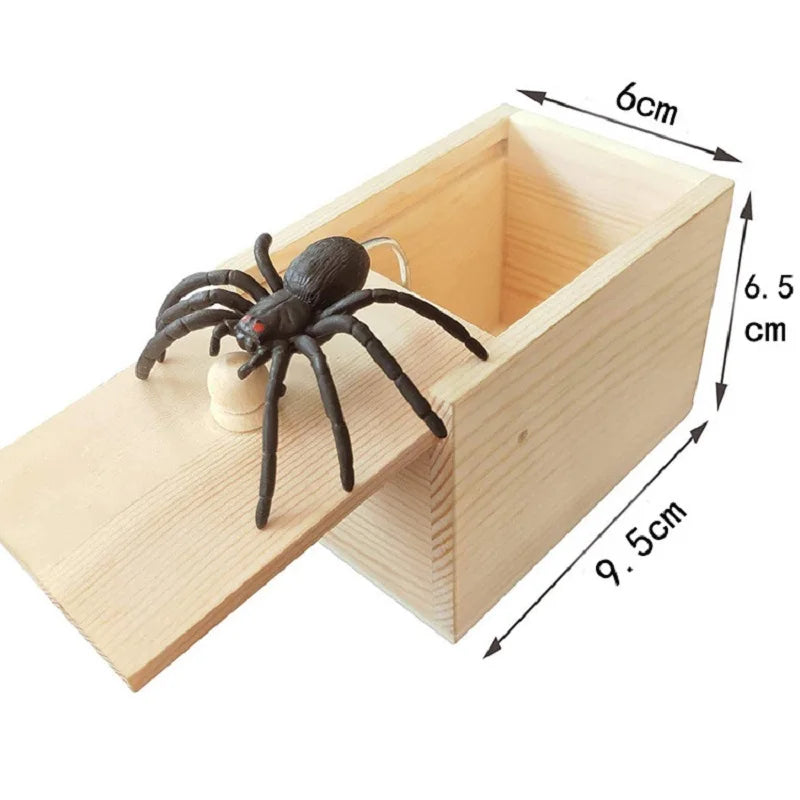 Spider Prank Box – Pop Out Rubber Spider Surprise Toy