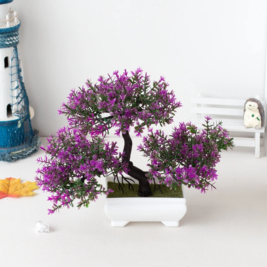 Artificial Bonsai Tree – Faux Indoor Plant Home Decoration