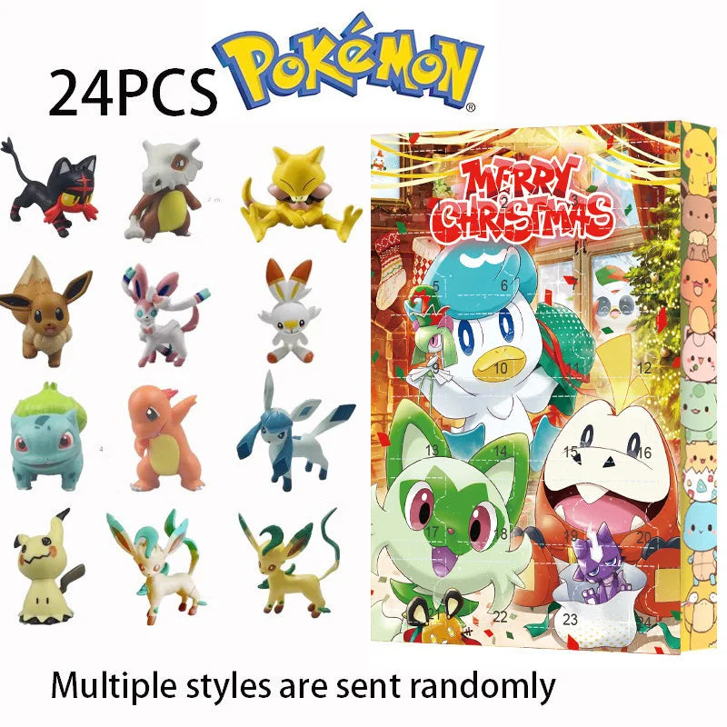 Anime Mini Figures – 24-Piece PVC Collectible Surprise Set