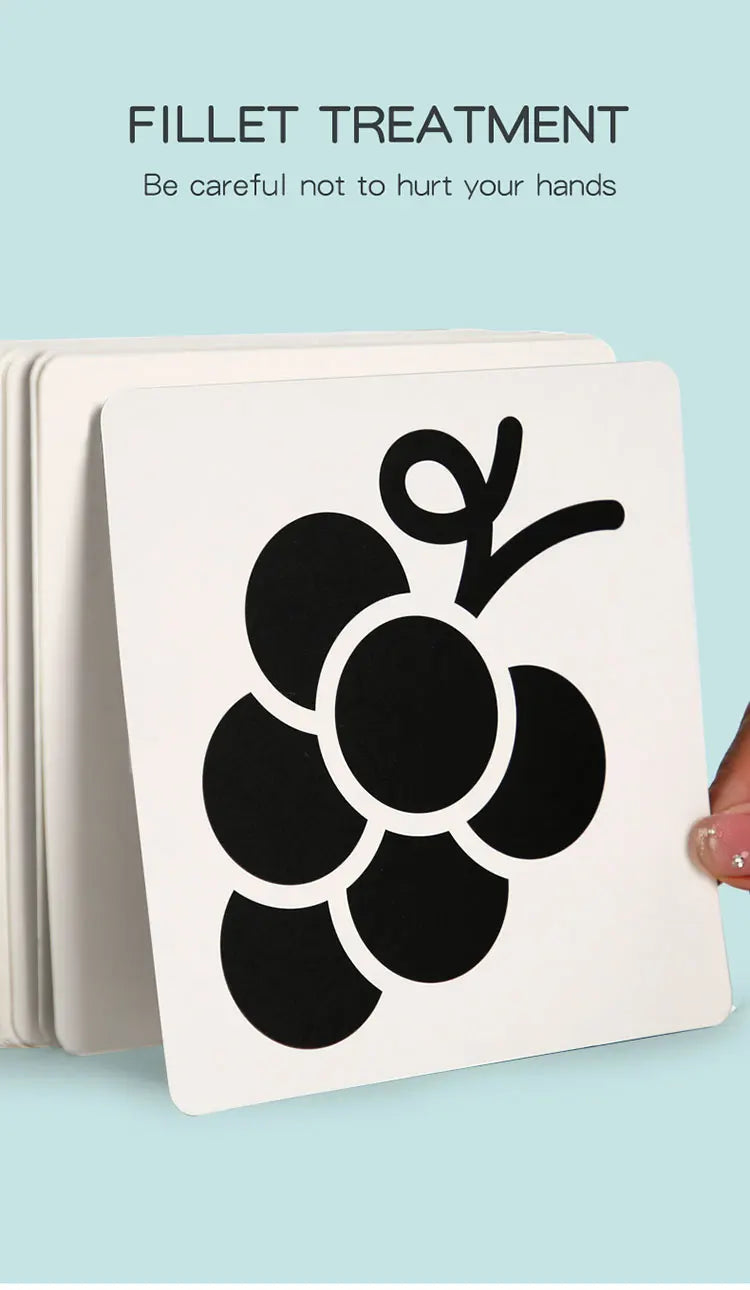 Baby High Contrast Flash Cards Visual Learning Cards