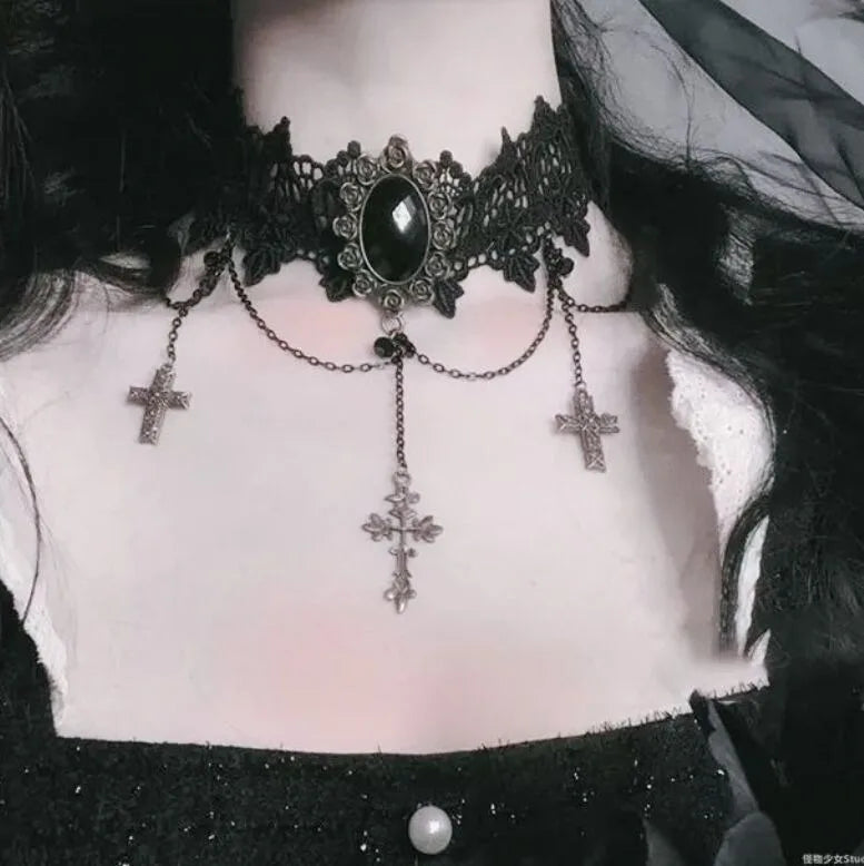 Anime Cosplay Necklace Halberd Pendant