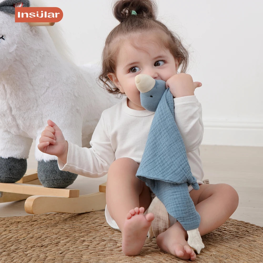 Baby Comfort Blanket – Soft Animal Lovey Cuddle Toy