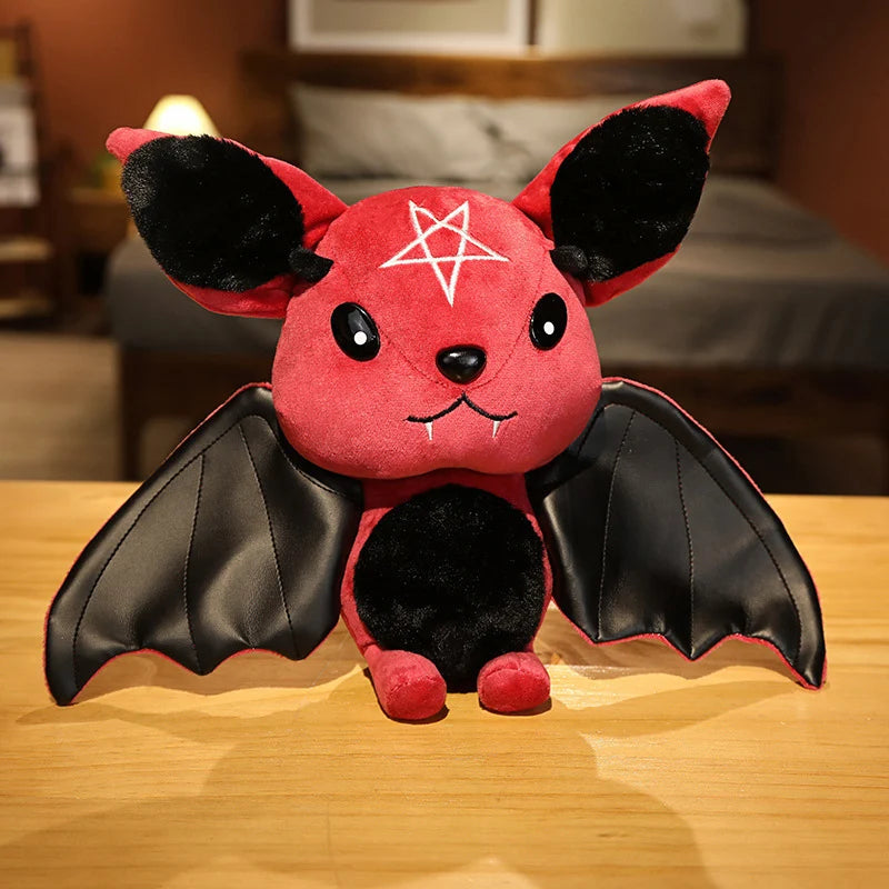 Demon Bat Plush – Soft Halloween Bat Stuffed Toy