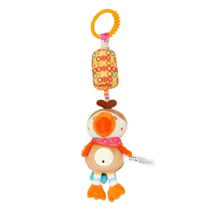 Baby Stroller Toy – Plush Animal Hanging Rattle