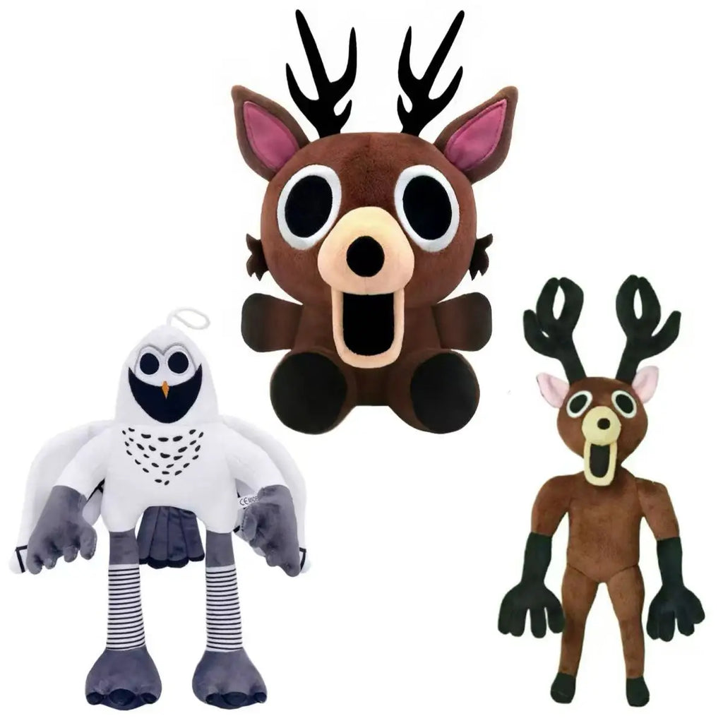 Terrifying Forest Deer Plush Toy – Soft Stuffed Animal