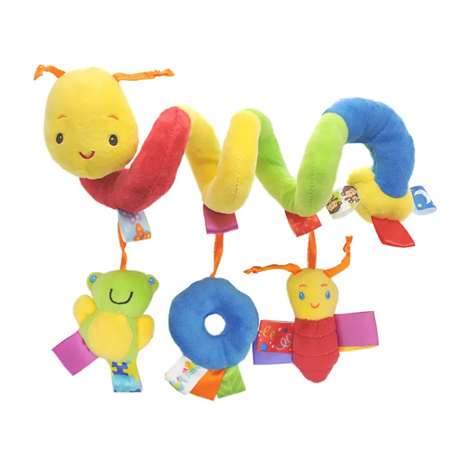 Baby Crib Hanging Toy – Soft Spiral Stroller & Car Seat Rattle