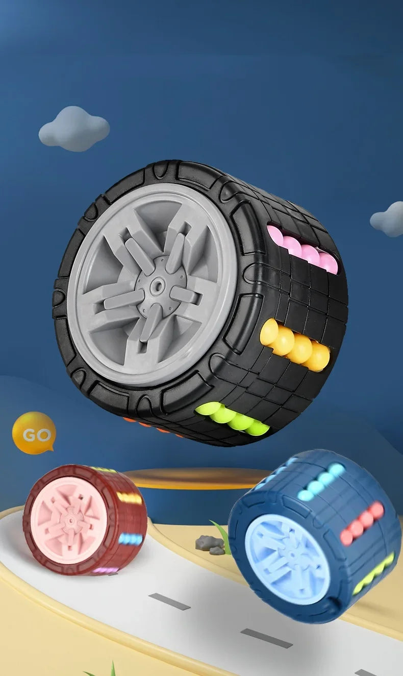 3D Puzzle Fidget Toy – Rotating Cube Brain Teaser for Kids & Adults