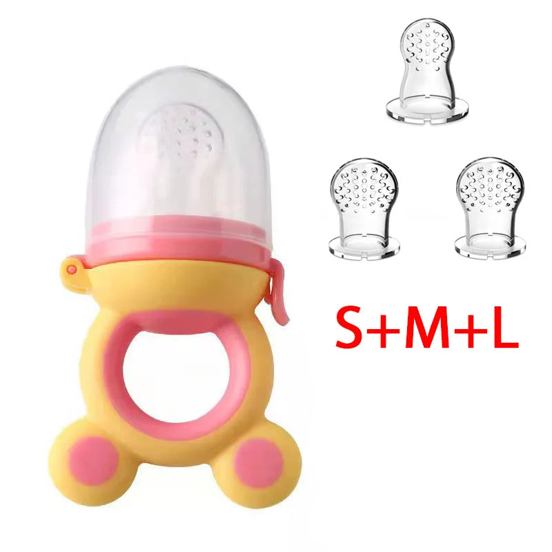 Baby Food Feeder – Silicone Fruit Nibbler & Teether