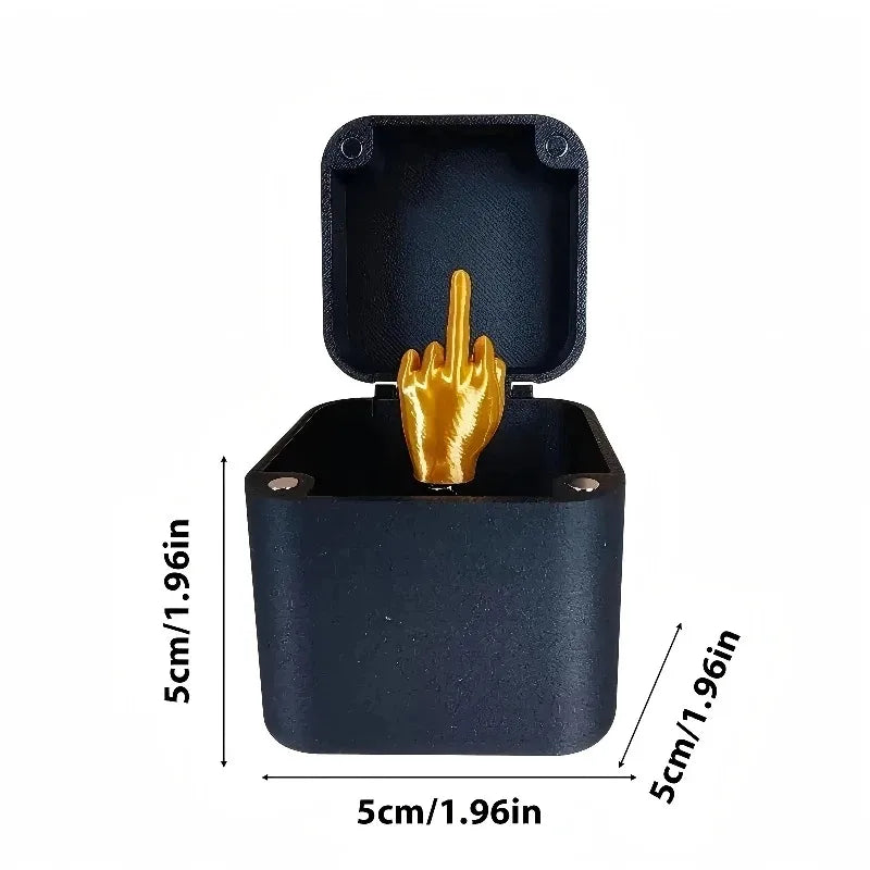 Middle Finger Desk Decor – Funny Gag Gift & Novelty Figurine