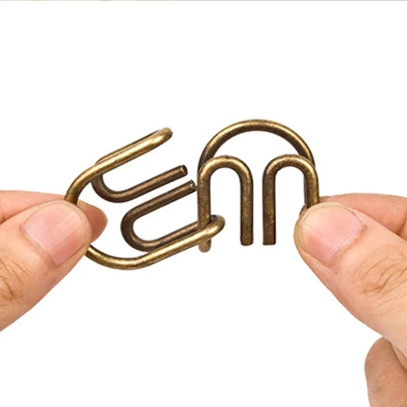 Metal Wire Puzzle Set – 8 Piece Brain Teaser Logic Games