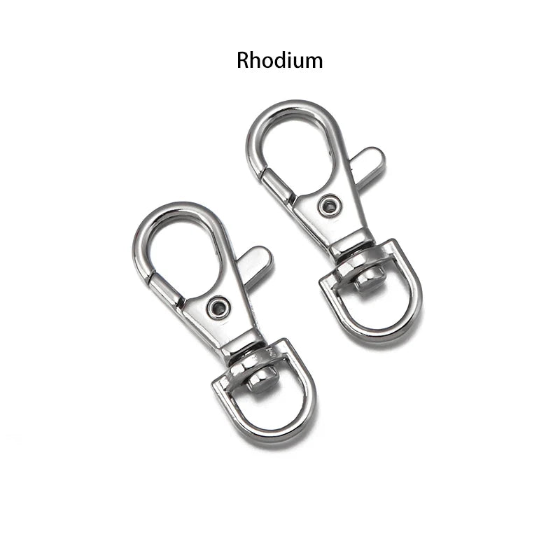 Swivel Lobster Clasp, Split Key Ring for DIY Keychains & Jewelry