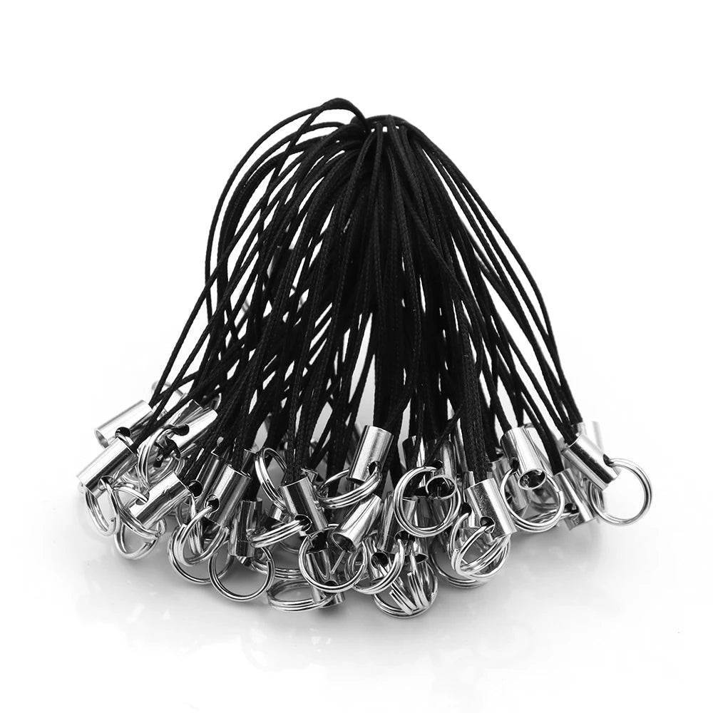 Wrist Lanyard, 50pcs Short Phone Strap for Keys, USB & ID Badges