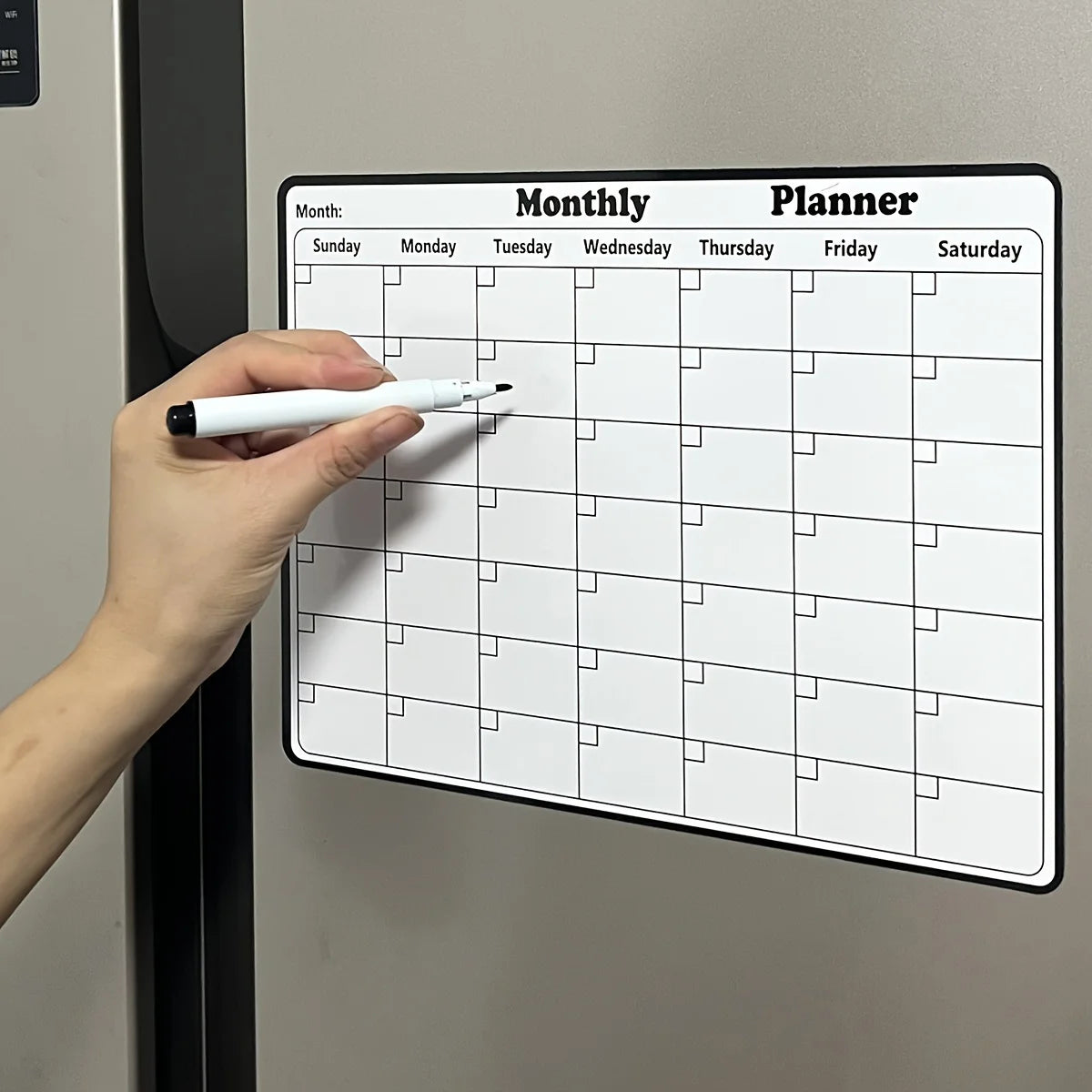 Magnetic Dry Erase Calendar