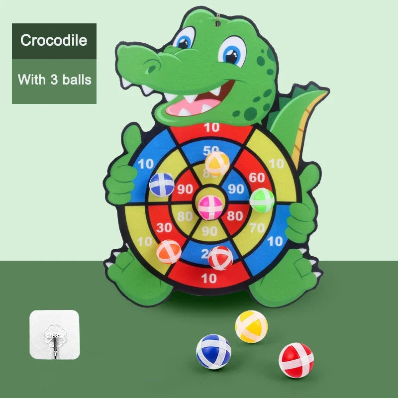 Sticky Ball Dart Board – Indoor Target Throwing Game for Kids