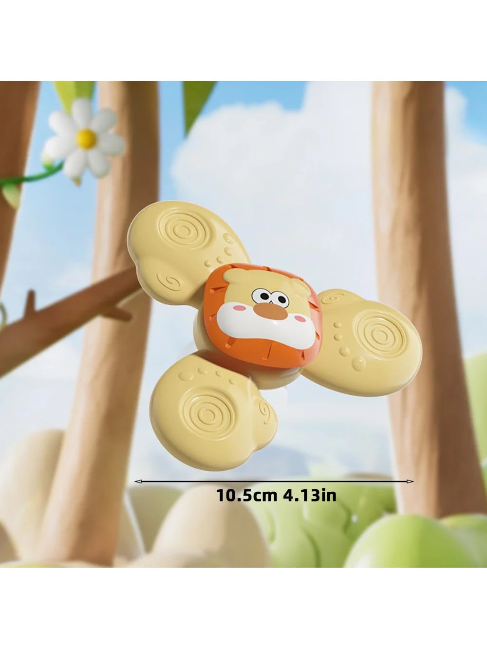 Suction Cup Bath Toy – Spinning Waterwheel Toy for Kids