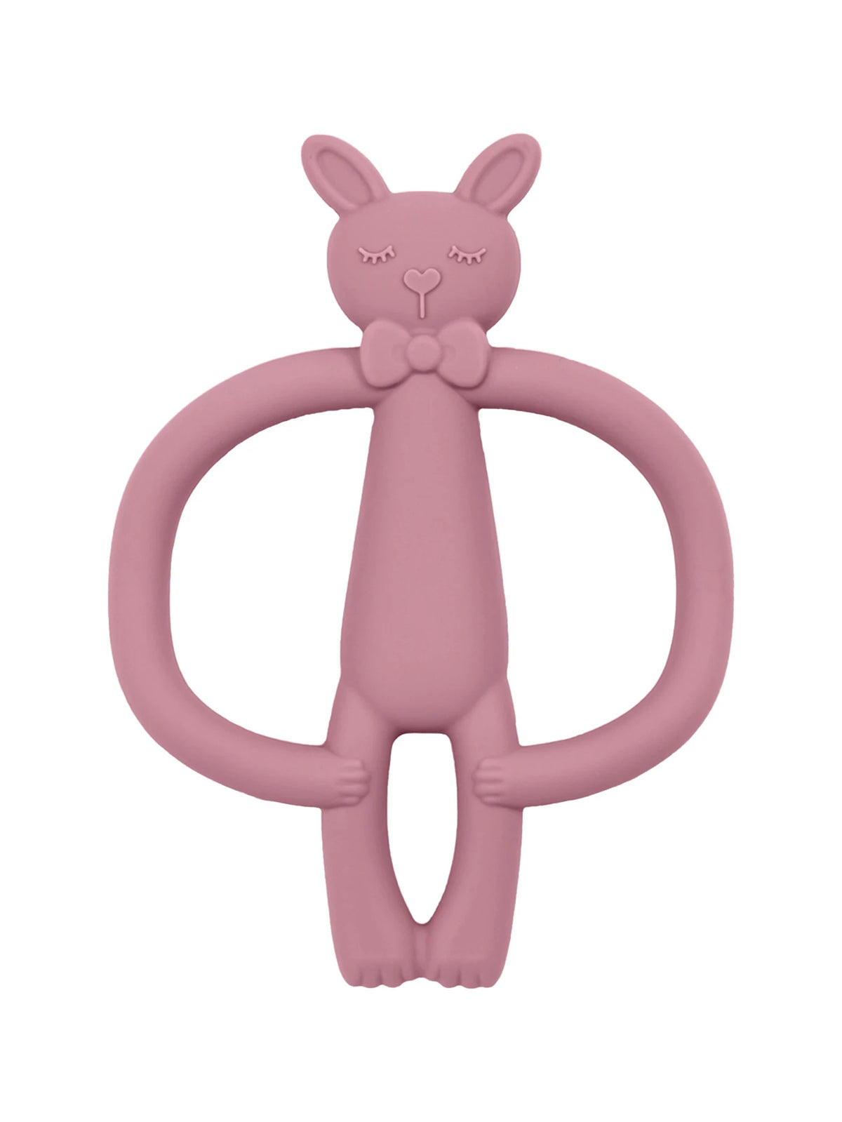 Silicone Baby Teether – Cute Rabbit Teething Toy for Infants