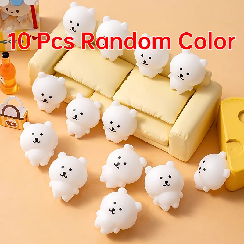 White Bear Squeeze Toy – Soft Stress Relief Fidget