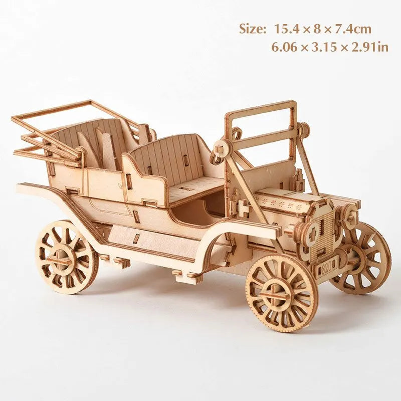 3D Wooden Insect Puzzle – Animal Skeleton Assembly Model