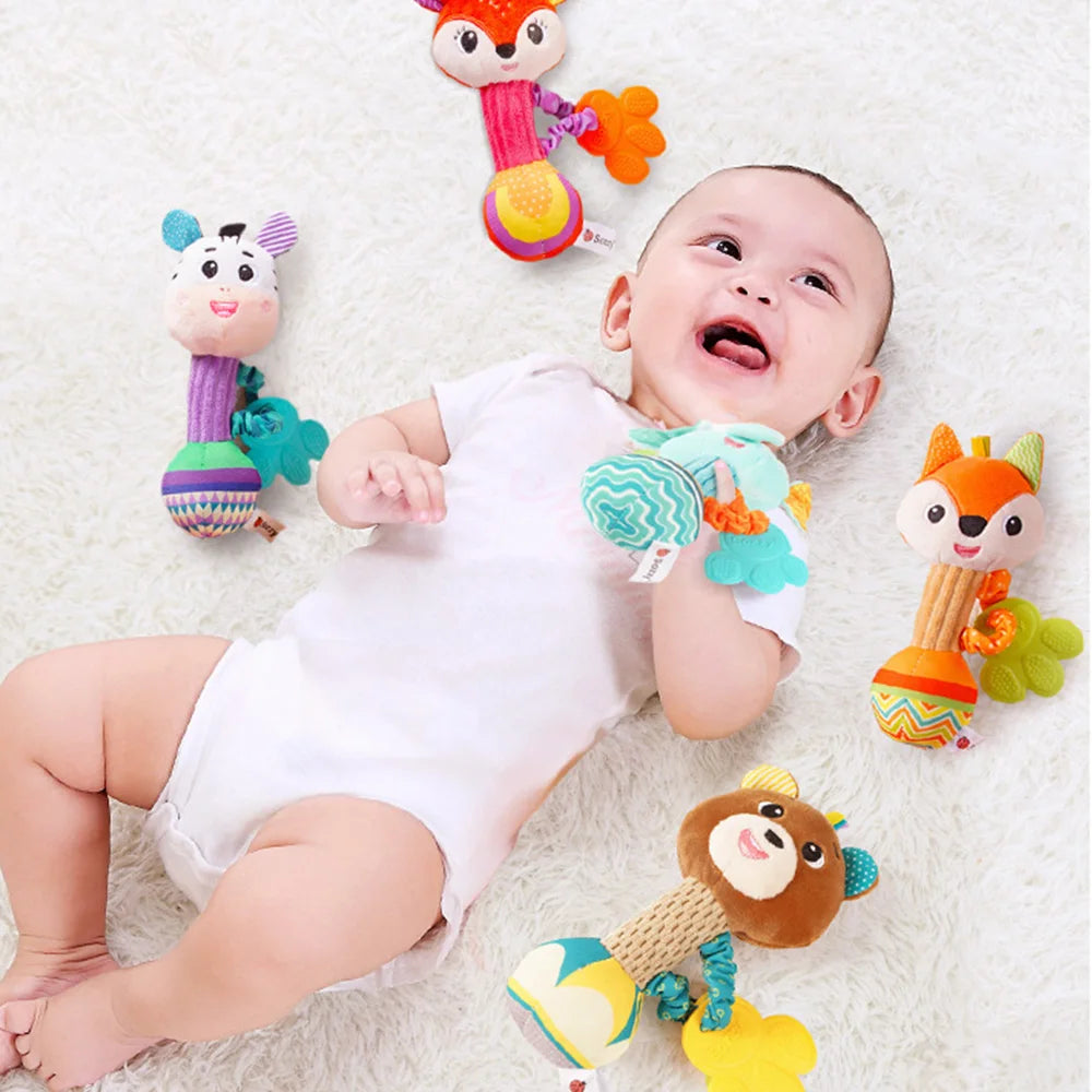 Baby Rattle Soft Animal Toy