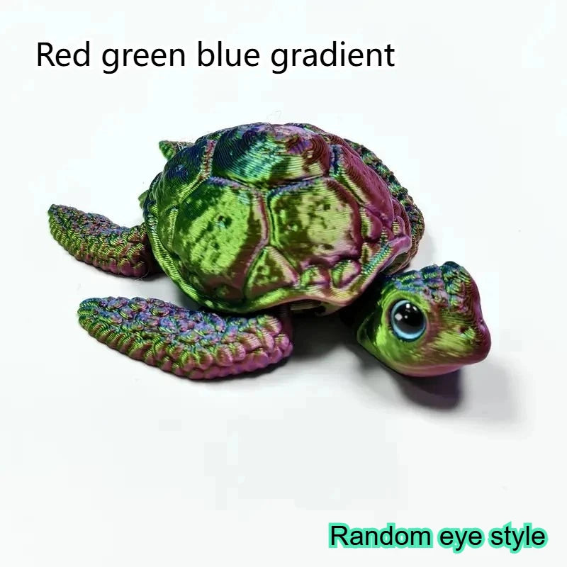 3D Printed Turtle Ornament – Turtle Figurine Home Decor
