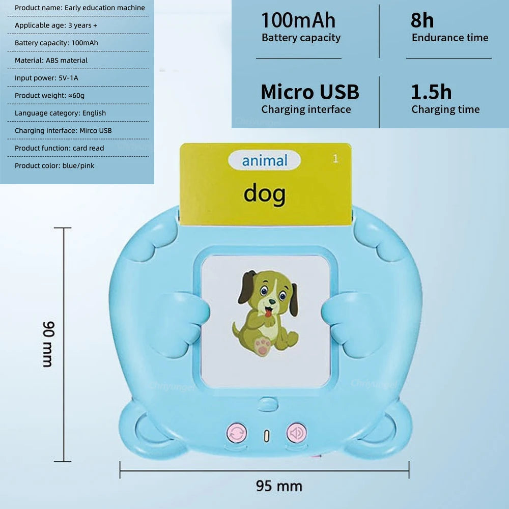 Product Title: Talking Flash Cards for Kids Electronic Language Learning Toy