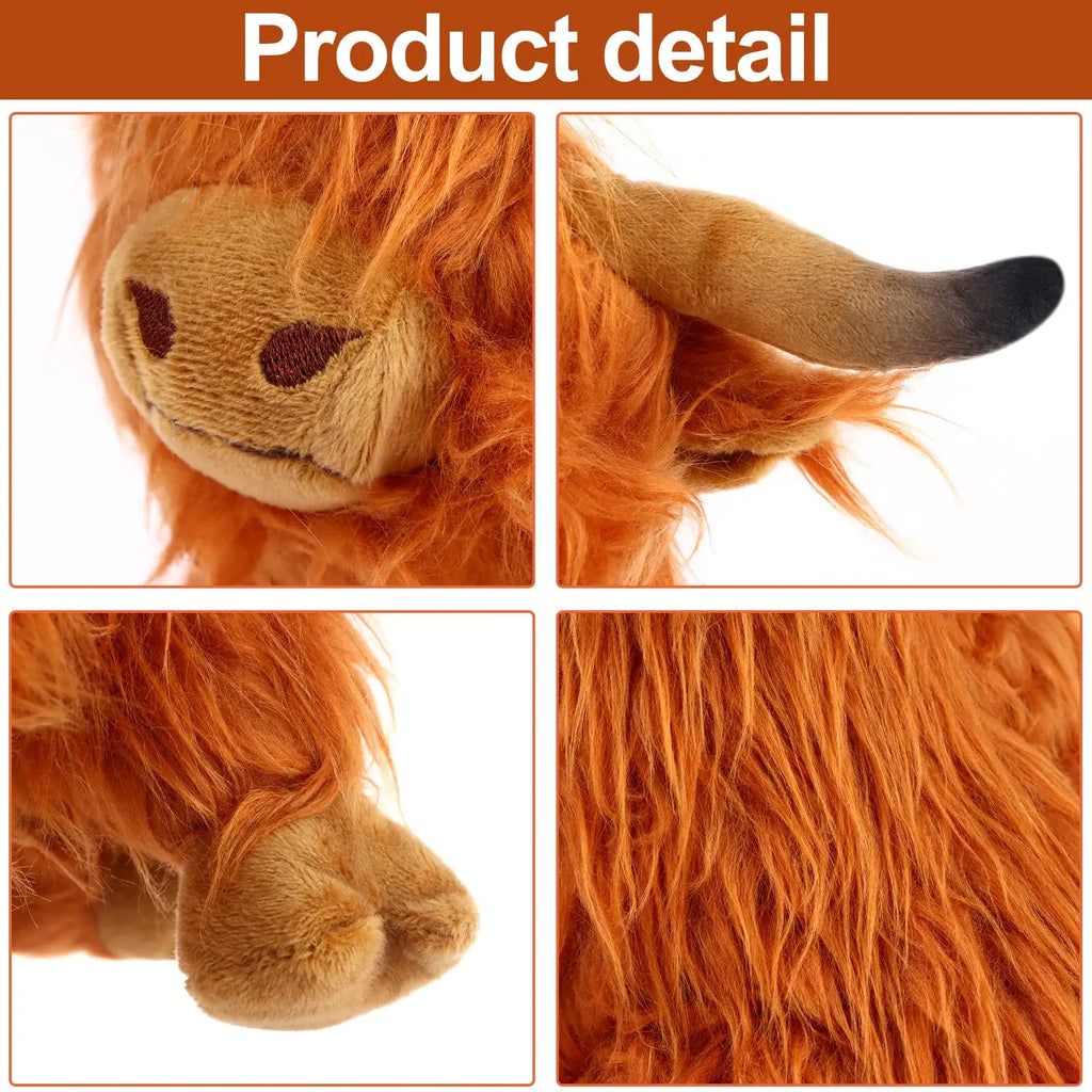 Highland Cow Plush Toy – 25cm Soft Stuffed Animal