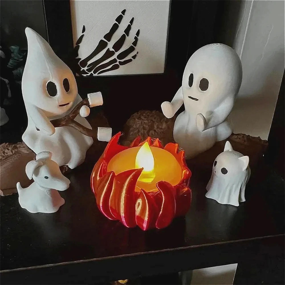 Halloween Ghost Decoration, Spooky Outdoor Haunted House Prop Set
