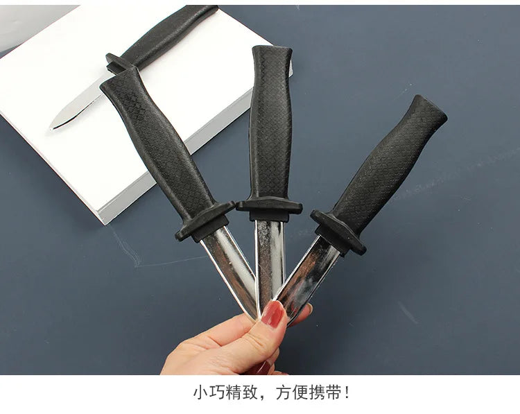 18CM Telescopic Knife Fake Knife Children's Tricky Toys Stage Show Magic Props Kids Funny Toys Halloween Decoration Party Gifts