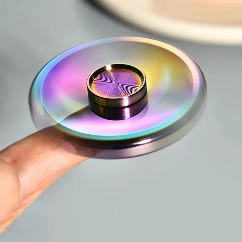 Metal Fidget Spinner – Colorful Hand Spinner with 8 Beads