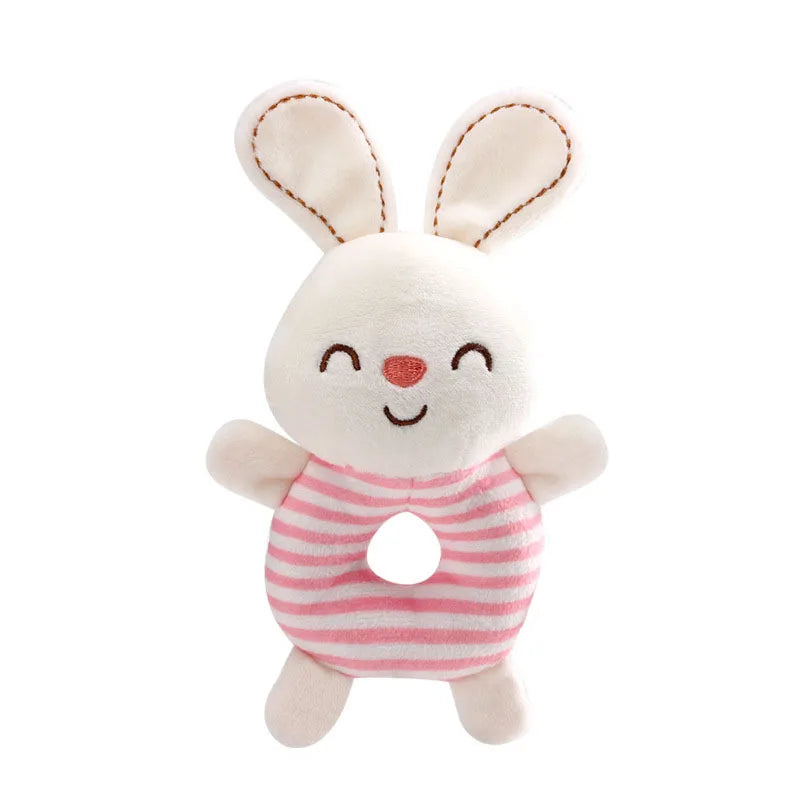 Baby Rattle Toy – Plush Animal Infant Sensory Toy
