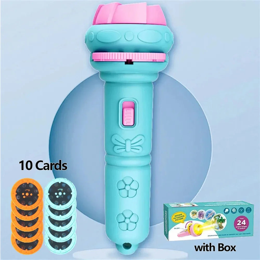 Kids Projection Flashlight – 80 Pattern Story Projector Toy