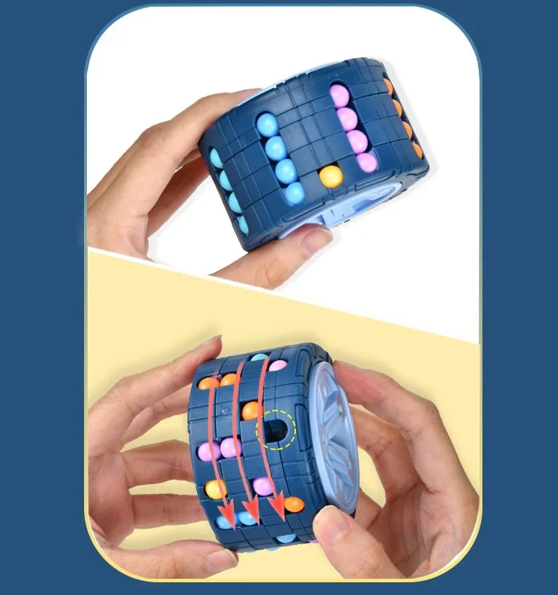 3D Puzzle Fidget Toy – Rotating Cube Brain Teaser for Kids & Adults