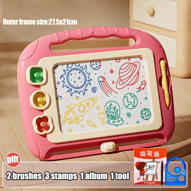 Magnetic Drawing Board for Kids – Reusable Writing & Doodle Toy