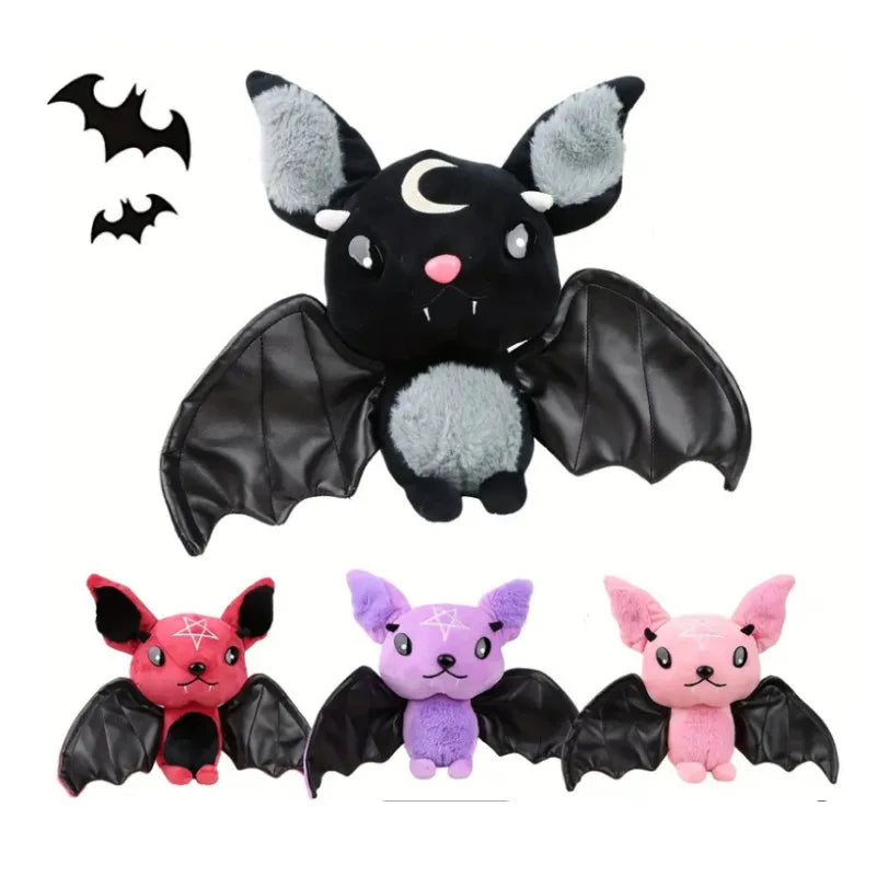 Demon Bat Plush – Soft Halloween Bat Stuffed Toy