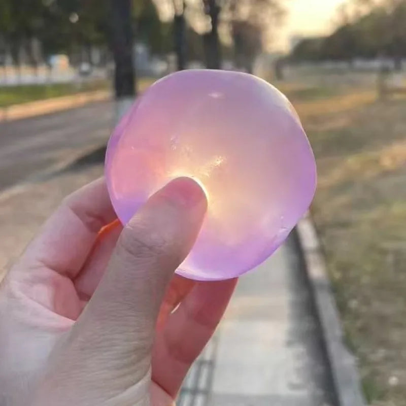 Mochi Fidget Toy – Transparent Soft Squeeze Stress Relief Toy