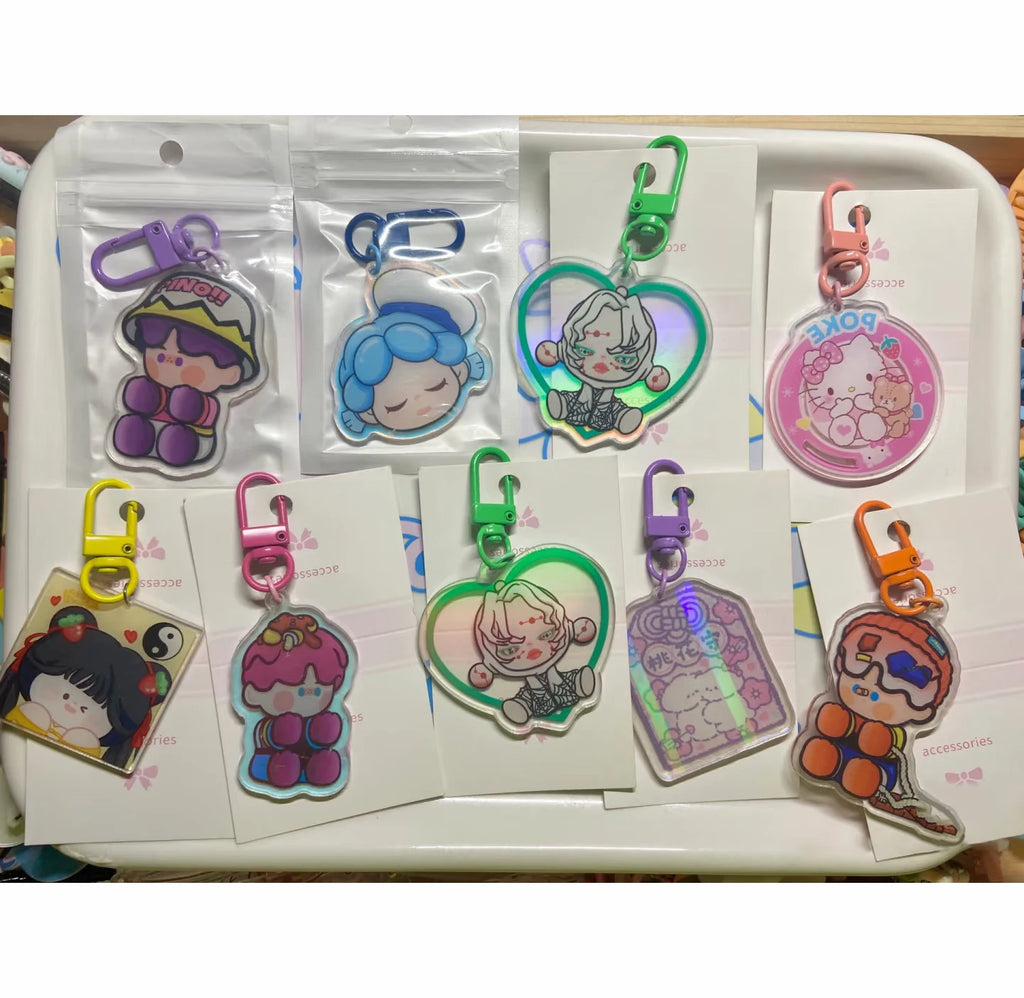 Personalized Acrylic Keychain – Custom Photo Keyring